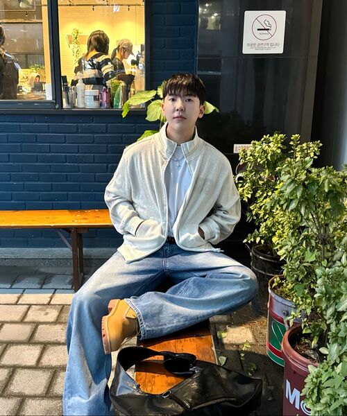SECONDMONO（セカンドモノローグ）の「Waffle Track Jacket [BEIGE]_SEJK022BEIGE（ナイロンジャケット・レディース・その他・SMALL/MEDIUM/LARGE/X-SMALL）」の19枚目の写真