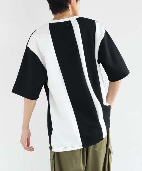 CRAFT STANDARD BOUTIQUE(クラフトスタンダードブティック)の「接触冷感切替半袖Tシャツ(Tシャツ/カットソー・メンズ・B/A/C・M/L/XL)」の19枚目の写真