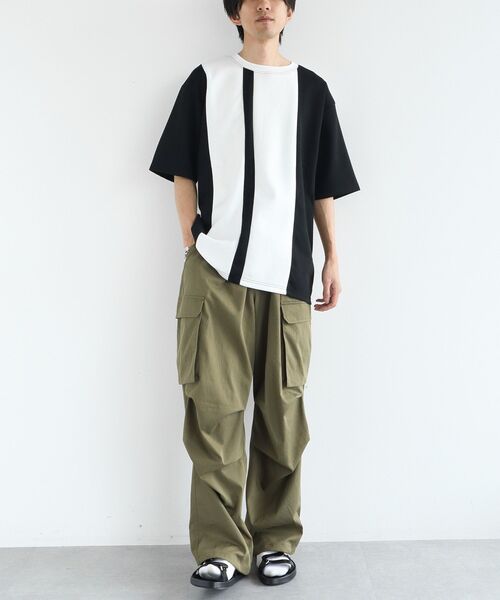 CRAFT STANDARD BOUTIQUE(クラフトスタンダードブティック)の「接触冷感切替半袖Tシャツ(Tシャツ/カットソー・メンズ・B/A/C・M/L/XL)」の20枚目の写真