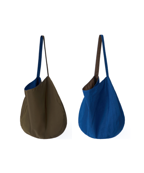 HAH ARCHIVE(ハーアーカイブ)の「Reversible shoulder bag (Brown/Blue)(ショルダーバッグ・レディース・その他・FREE)」の1枚目の写真