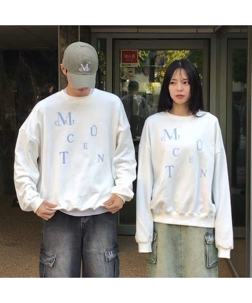 MUCENT(ムセント)の「パズルシグネチャースウェット 男女共用 (2カラー)(スウェット・レディース・ブラック/アイボリー・S/L)」の2枚目の写真
