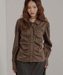 front gather blouse / フロントギャザーブラウス