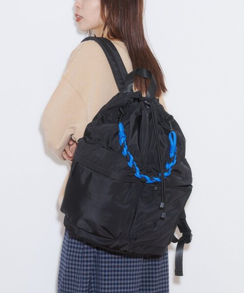 CIAOPANIC TYPY(チャオパニックティピー)の「【SML別注】BRAID PURSE PACK(バックパック/リュック・メンズ・グレー/ブラック・ONE SIZE)」の1枚目の写真