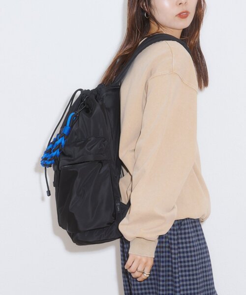 CIAOPANIC TYPY(チャオパニックティピー)の「【SML別注】BRAID PURSE PACK(バックパック/リュック・メンズ・グレー/ブラック・ONE SIZE)」の6枚目の写真