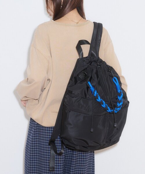CIAOPANIC TYPY(チャオパニックティピー)の「【SML別注】BRAID PURSE PACK(バックパック/リュック・メンズ・グレー/ブラック・ONE SIZE)」の8枚目の写真