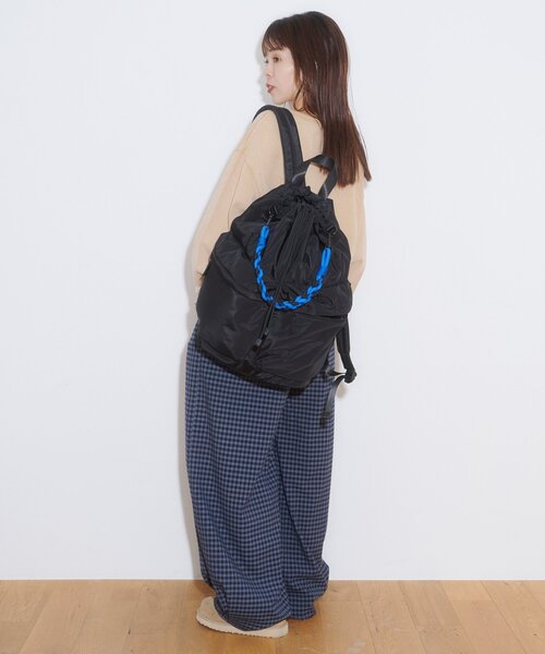CIAOPANIC TYPY(チャオパニックティピー)の「【SML別注】BRAID PURSE PACK(バックパック/リュック・メンズ・グレー/ブラック・ONE SIZE)」の9枚目の写真