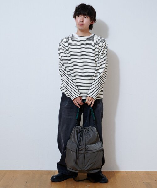 CIAOPANIC TYPY(チャオパニックティピー)の「【SML別注】BRAID PURSE PACK(バックパック/リュック・メンズ・グレー/ブラック・ONE SIZE)」の17枚目の写真