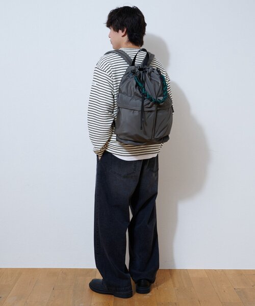 CIAOPANIC TYPY(チャオパニックティピー)の「【SML別注】BRAID PURSE PACK(バックパック/リュック・メンズ・グレー/ブラック・ONE SIZE)」の18枚目の写真