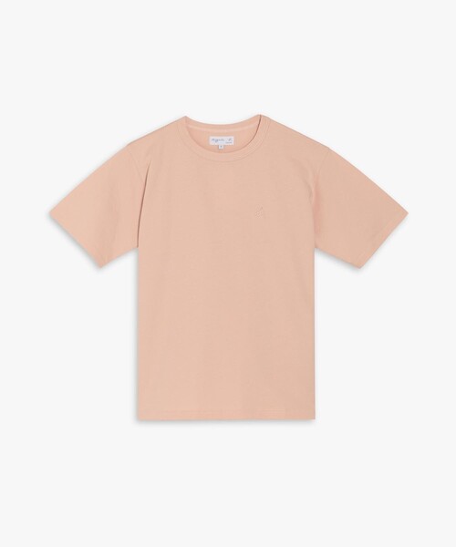 agnes b.(アニエスベー)の「"b" ロゴ 刺繍 コットン 半袖 Tシャツ "b. style"(Tシャツ/カットソー・レディース・ピンク系その他・1/2/3)」の1枚目の写真