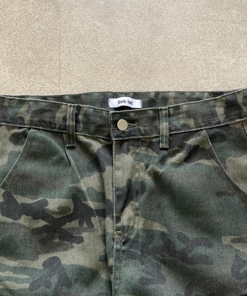 link lot(リンクロット)の「【26年秋冬新作アイテム】カモフラ柄ワイドカーゴパンツ(カーゴパンツ・メンズ・カモフラージュ・L/M)」の8枚目の写真
