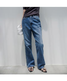 MEMUA（メムア）の「パインキャットブラシ セミブーツカットデニム（デニムパンツ）」