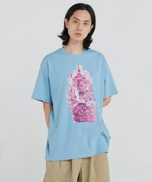 LEFTSEOUL（レフトソウル）の「タワーTシャツ [スカイブルー]（Tシャツ/カットソー）」