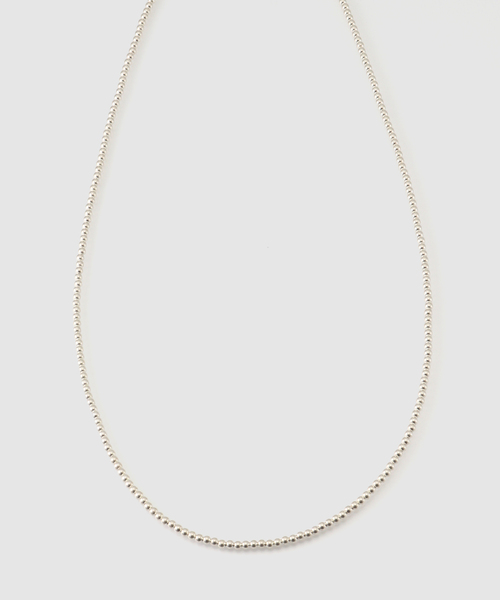 ERICKA NICOLAS BEGAY（エリッカ ニコラス ビゲイ）の「ERICKA NICOLAS BEGAY ナバホパール 3mm/80cm ネックレス（ネックレス・レディース・シルバー・FREE）」の2枚目の写真
