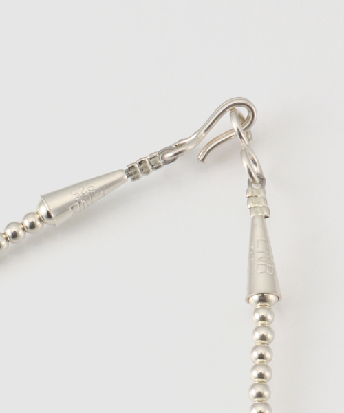 ERICKA NICOLAS BEGAY（エリッカ ニコラス ビゲイ）の「ERICKA NICOLAS BEGAY ナバホパール 3mm/80cm ネックレス（ネックレス・レディース・シルバー・FREE）」の4枚目の写真