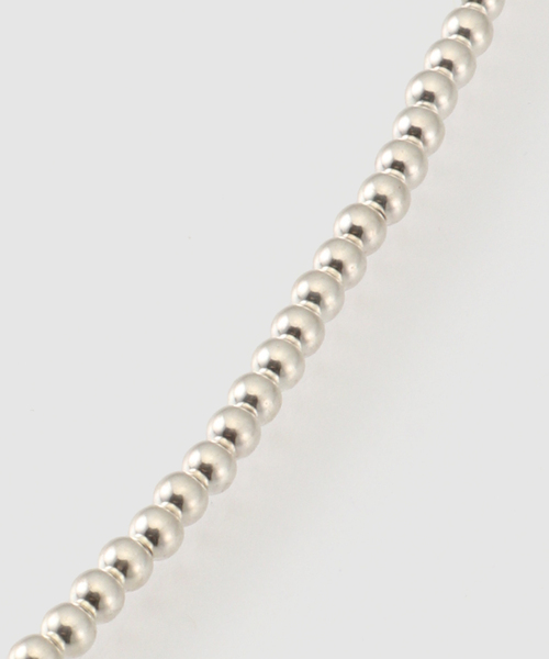 ERICKA NICOLAS BEGAY（エリッカ ニコラス ビゲイ）の「ERICKA NICOLAS BEGAY ナバホパール 3mm/80cm ネックレス（ネックレス・レディース・シルバー・FREE）」の7枚目の写真