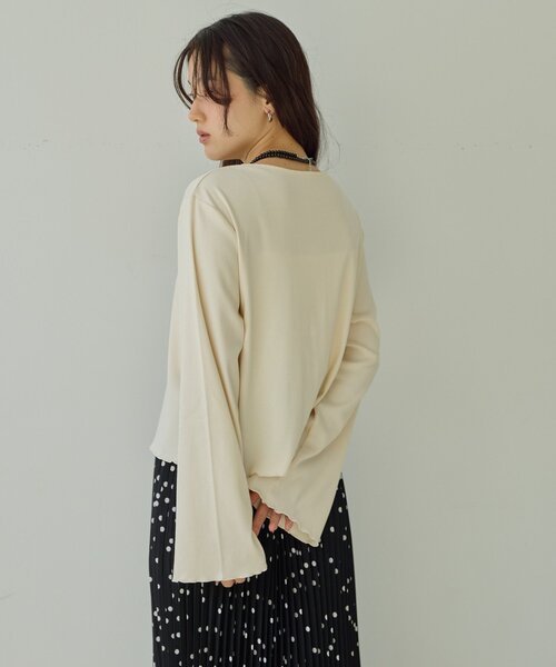 DISCOAT(ディスコート)の「【Noka】レースキャミ付アンサンブル《WEB限定》(アンサンブル・レディース・アイボリー/ブラック・FREE)」の13枚目の写真