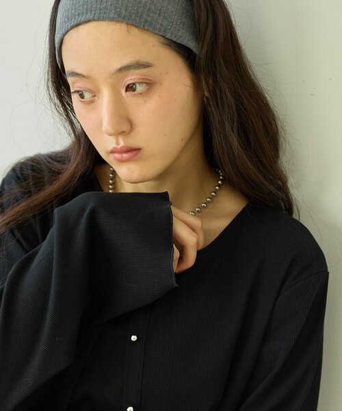 DISCOAT(ディスコート)の「【Noka】レースキャミ付アンサンブル《WEB限定》(アンサンブル・レディース・アイボリー/ブラック・FREE)」の10枚目の写真