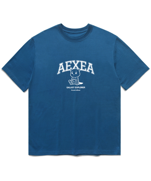 AEXEA(アクシー)の「コズミックベア 半袖Tシャツ F05BRD_ABX11061(Tシャツ/カットソー・メンズ・ブルー/ホワイト/グレー系その他/ブラック・S/XL/L/M)」の4枚目の写真