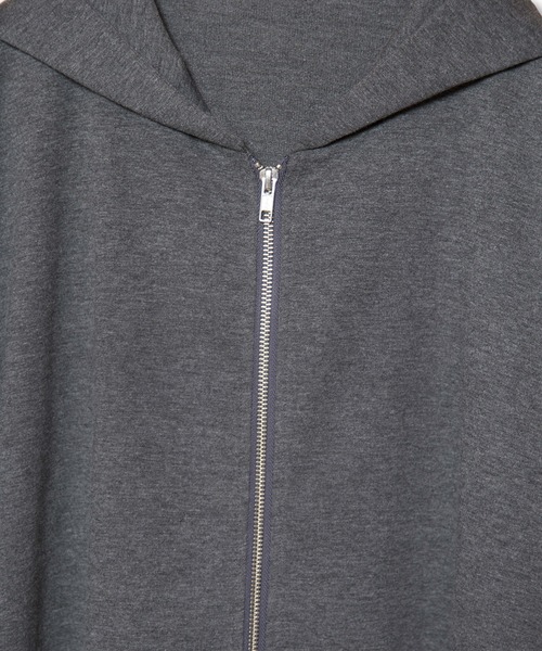 OSMOSIS(オズモーシス)の「コクーンフードパーカ(Tシャツ/カットソー・レディース・ダークグレー/グレー/ブラック・ONE SIZE)」の19枚目の写真