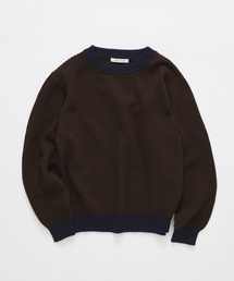 JOURNAL STANDARD | コットン ワッフル クルーネック ニット(ニット/セーター)
