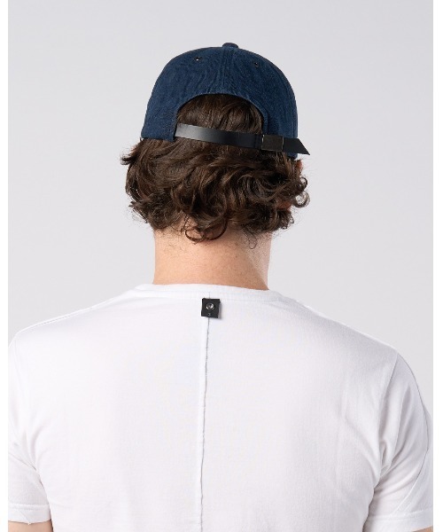 wjk(ダヴルジェイケイ)の「cotton linen herringbone aging B.B.cap(キャップ・メンズ・ネイビー/チャコール/ブラック・FREE)」の9枚目の写真