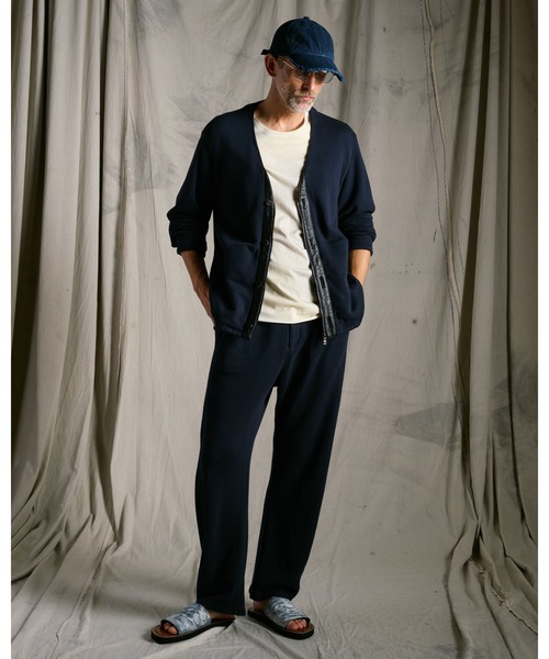 wjk(ダヴルジェイケイ)の「cotton linen herringbone aging B.B.cap(キャップ・メンズ・ネイビー/チャコール/ブラック・FREE)」の19枚目の写真