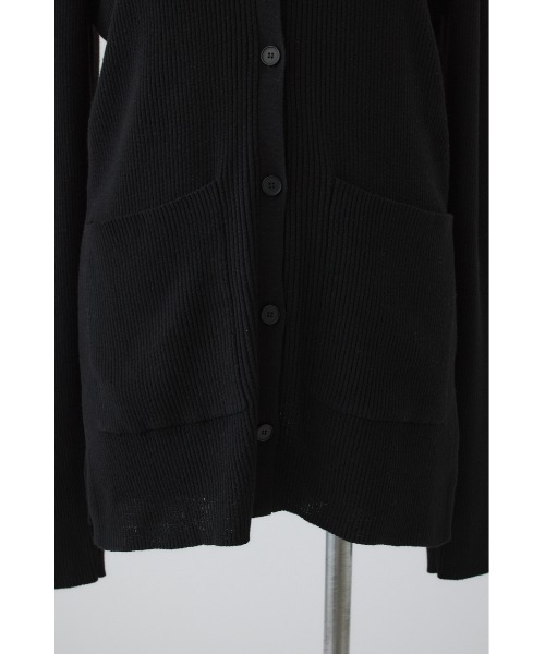 RIM.ARK(リムアーク)の「Medium length knit CD(ミディアム レングス ニット カーディガン)(カーディガン/ボレロ・レディース・ダークグリーン/ブラック/ライトブラウン/グレー・FREE)」の11枚目の写真