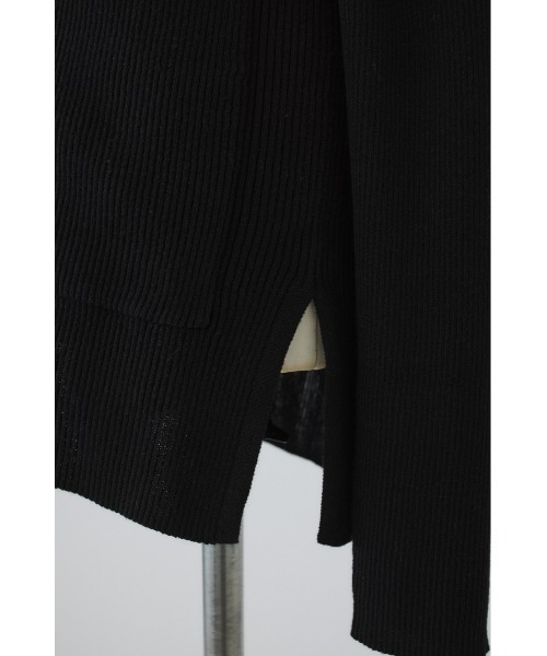 RIM.ARK(リムアーク)の「Medium length knit CD(ミディアム レングス ニット カーディガン)(カーディガン/ボレロ・レディース・ダークグリーン/ブラック/ライトブラウン/グレー・FREE)」の13枚目の写真