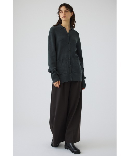 RIM.ARK(リムアーク)の「Medium length knit CD(ミディアム レングス ニット カーディガン)(カーディガン/ボレロ・レディース・ダークグリーン/ブラック/ライトブラウン/グレー・FREE)」の19枚目の写真