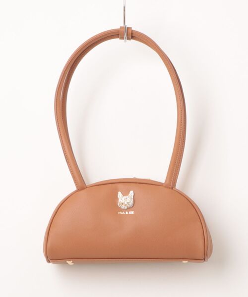 PAUL & JOE ACCESSOIRES(ポールアンドジョーアクセソワ)の「【PAUL & JOE ACCESSOIRES /ポール アンド ジョー アクセソワ 】 CAT BIJOU ボストンバッグ(ボストンバッグ・レディース・キャメル・FREE)」の1枚目の写真