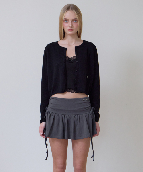 ROSEFRANTZ（ロゼフランツ）の「Basic Round Cardigan [Black]（カーディガン/ボレロ・レディース・ブラック・OS）」の2枚目の写真