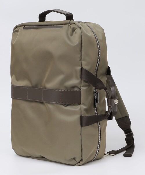 SHIPS（シップス）の「【SHIPS別注】BONFANTI: ナイロン 2WAY バッグ（メッセンジャーバッグ・メンズ・キャメル/ブラック・ONE SIZE）」の6枚目の写真