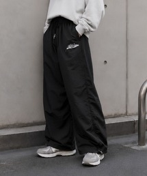 裾ドローコード パラシュートパンツ