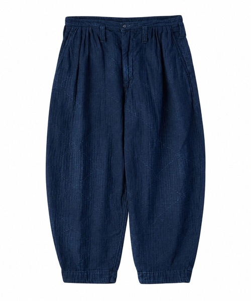 PORTER CLASSIC(ポータークラシック)の「【PORTER CLASSIC/ポータークラシック】SEA ISLAND SASHIKO BEBOP PANTS(その他パンツ・メンズ・ブルー・L)」の1枚目の写真