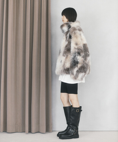 Firsthand（ファーストハンド）の「限定展開 Firsthand/ファーストハンド エコファー コクーンジャケット（その他アウター・レディース・その他1/ベージュ・FREE）」の19枚目の写真