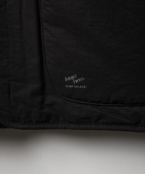 ARMY TWILL(アーミーツイル)の「『別注』ARMY TWILL×Sonny Label REVERSIBLE JACKET(ノーカラージャケット・メンズ・ブラック/カーキ/ブラウン・MEDIUM/SMALL/LARGE)」の22枚目の写真