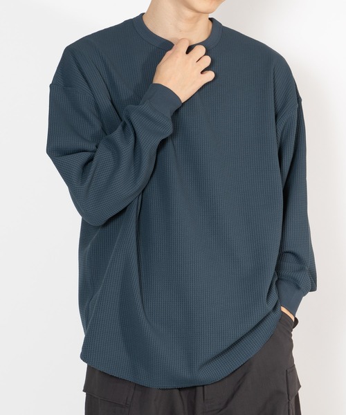 DAIWA PIER39(ダイワピア39)の「TECH THERMAL CREW L/S BE-34026W(Tシャツ/カットソー・メンズ・オフホワイト/ネイビー/ブラック・MEDIUM/LARGE/X-LARGE/SMALL)」の12枚目の写真
