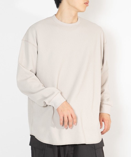DAIWA PIER39(ダイワピア39)の「TECH THERMAL CREW L/S BE-34026W(Tシャツ/カットソー・メンズ・オフホワイト/ネイビー/ブラック・MEDIUM/LARGE/X-LARGE/SMALL)」の4枚目の写真