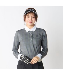【FILA GOLF/フィラゴルフ】レディースストレッチ長袖シャツ　ゴルフ　吸汗速乾