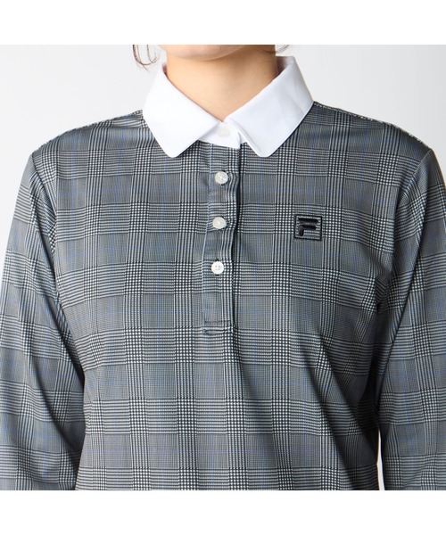 FILA GOLF(フィラゴルフ )の「【FILA GOLF/フィラゴルフ】レディースストレッチ長袖シャツ ゴルフ 吸汗速乾(ポロシャツ・レディース・グレー/ブラウン系その他・X-LARGE/MEDIUM/LARGE)」の20枚目の写真