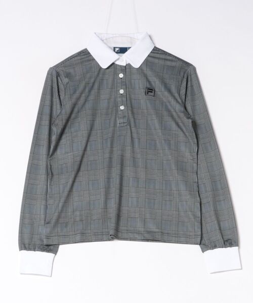 FILA GOLF(フィラゴルフ )の「【FILA GOLF/フィラゴルフ】レディースストレッチ長袖シャツ ゴルフ 吸汗速乾(ポロシャツ・レディース・グレー/ブラウン系その他・X-LARGE/MEDIUM/LARGE)」の5枚目の写真