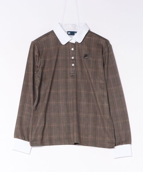 FILA GOLF(フィラゴルフ )の「【FILA GOLF/フィラゴルフ】レディースストレッチ長袖シャツ ゴルフ 吸汗速乾(ポロシャツ・レディース・グレー/ブラウン系その他・X-LARGE/MEDIUM/LARGE)」の4枚目の写真