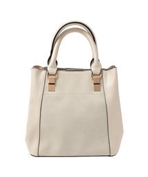 titivate | ﾌｪｲｸｽｳｪｰﾄﾞ異素材切替ﾊﾝﾄﾞﾊﾞｯｸﾞ(ハンドバッグ)