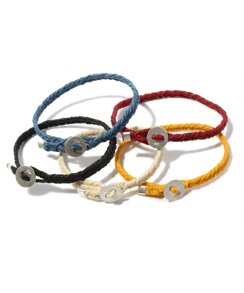 BEAMS（ビームス）の「SCOSHAﾘﾈﾝﾌﾞﾚｽ（ネックレス・メンズ・ナチュラル/ブラック/レッド/イエロー/ブルー系その他・ONE SIZE）」の7枚目の写真