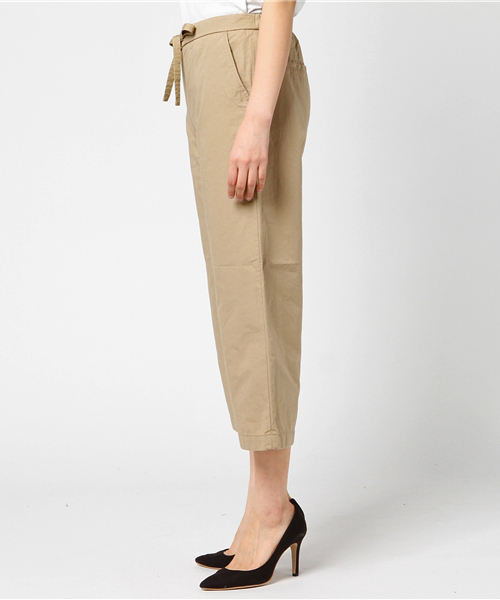 SHIPS Days（シップスデイズ）の「SHIPS Days STANDARD: コットンリネン ワイド パンツ(ベージュ)（その他パンツ・レディース・カーキ・SMALL/LARGE/MEDIUM）」の6枚目の写真