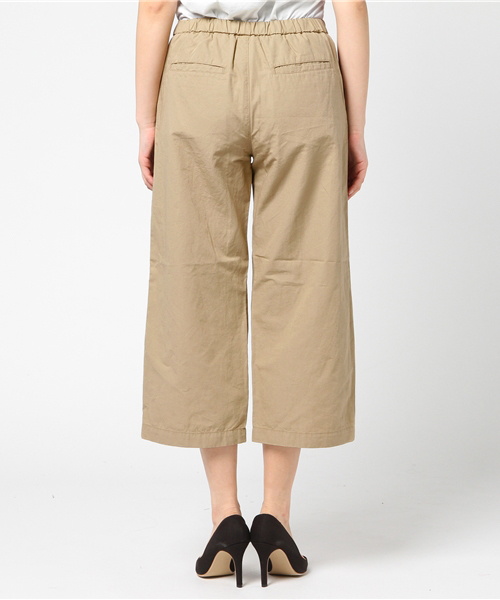 SHIPS Days（シップスデイズ）の「SHIPS Days STANDARD: コットンリネン ワイド パンツ(ベージュ)（その他パンツ・レディース・カーキ・SMALL/LARGE/MEDIUM）」の7枚目の写真