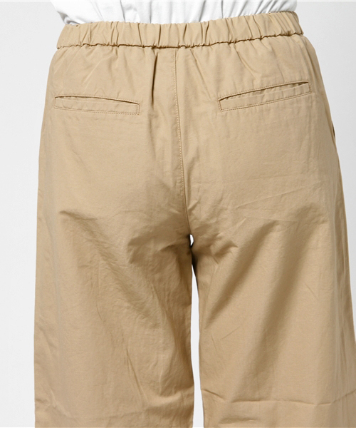 SHIPS Days（シップスデイズ）の「SHIPS Days STANDARD: コットンリネン ワイド パンツ(ベージュ)（その他パンツ・レディース・カーキ・SMALL/LARGE/MEDIUM）」の9枚目の写真