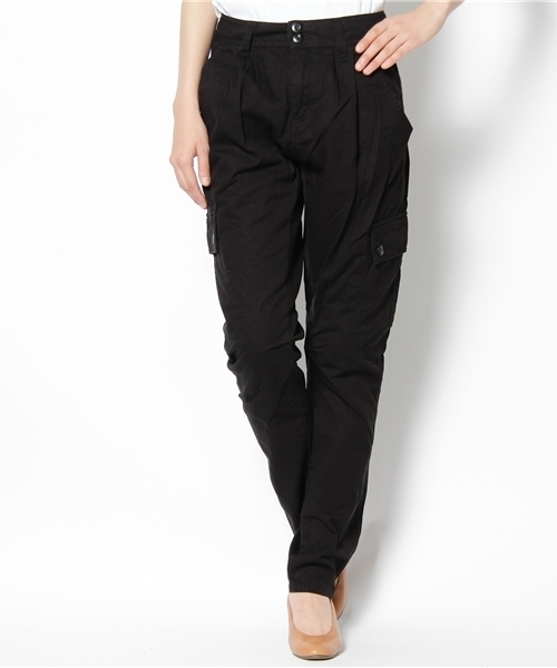 WEGO(ウィゴー)の「サルエルカーゴPT(カーゴパンツ・レディース・ブラック/ベージュ/カーキ・SMALL/MEDIUM)」の2枚目の写真