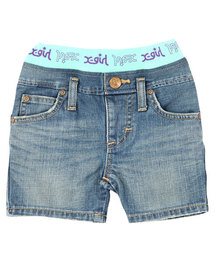 X-girl Stages | XGS × LEE DENIM HALF PANT （12M～3Ｔ）(デニムパンツ)