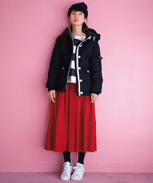 SUNNY CLOUDS サニークラウズ　ダウンコート　レディース　赤 Sunny clouds（サニークラウズ）の「SUNNY CLOUDS 極